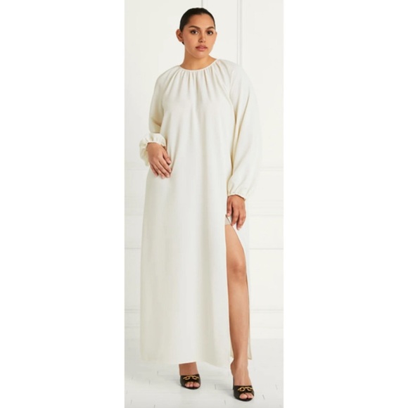 Hill House The Simone Dress Coconut Milk L NWOT - Picture 4 of 11